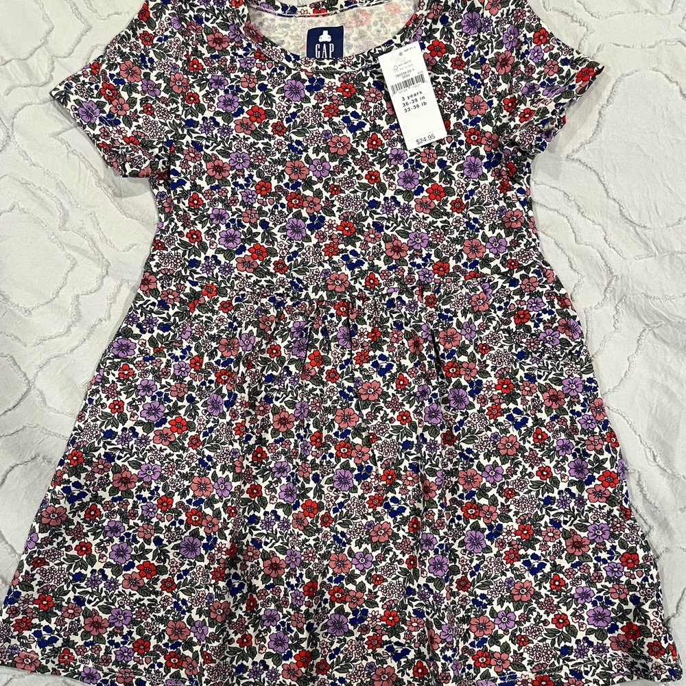 GAP Kids Floral Dress - Multicolor
